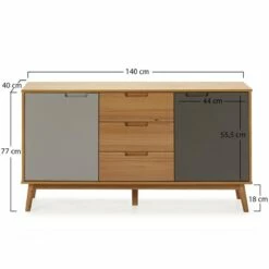 Buffet Bruce 3 Tiroirs Et 2 Portes 11 Buffet Bruce 3 Tiroirs Et 2 Portes -HOME24 Soldes 3c64617675df4b8bb8469cfd67ac118d