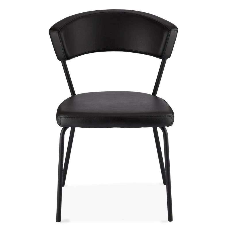 Chaises Capitonnées Preben Noir Lot De 4 6 Chaises Capitonnées Preben Noir Lot De 4 – Image 4