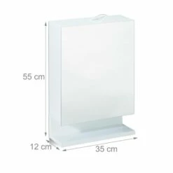 Armoire De Toilette 1Porte Miroir Prise -HOME24 Soldes 401c36241ac541adaa35dd0728f0e567