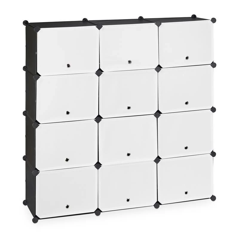 Étagère à Chaussures Noir Et Blanc 3 Étagère à Chaussures Noir Et Blanc