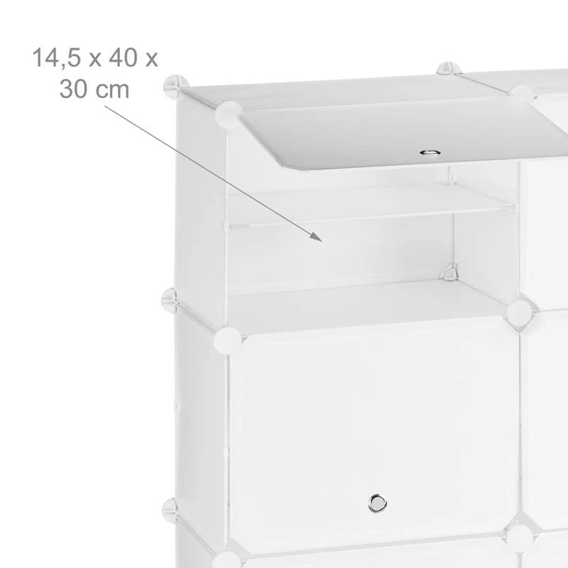 Étagère à Chaussures Blanche 13 Étagère à Chaussures Blanche – Image 11