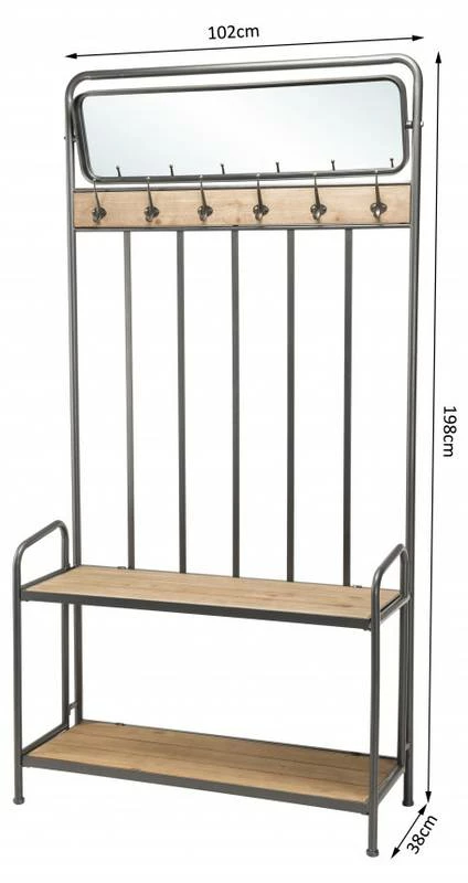 Meuble D'entrée Porte-manteau 9 Meuble D'entrée Porte-manteau – Image 7