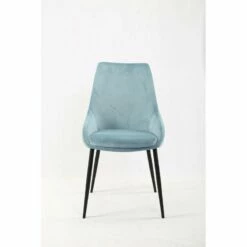2 Chaises En Velours Bleu - JAZZY 24 2 Chaises En Velours Bleu - JAZZY -HOME24 Soldes 43f95b5a2d6e4583b1e0474b72d12cc8