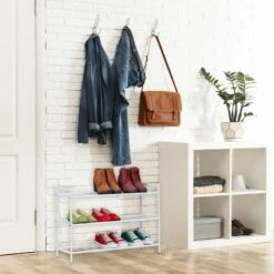 Étagère à Chaussures En Métal 3 Niveaux -HOME24 Soldes 4b9ca344fa3549329471c20a01dd344d