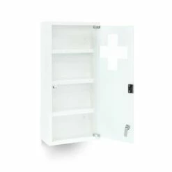 Armoire à Pharmacie Blanche Inox -HOME24 Soldes 4bf57b9002974ae6aa0da4a9ddc009d7