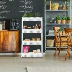 Étagère De Cuisine à Roulettes 4 Niveaux -HOME24 Soldes 4c442996417d4915a83056a946e35ab5