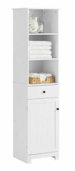 Meuble Colonne De Salle De Bain BZR17-W