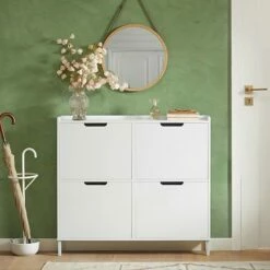 Armoire à Chaussures FSR100-W -HOME24 Soldes 4c61dbab43344cdfb0c6de1667a548ce