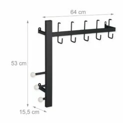 Porte-manteaux Mural -HOME24 Soldes 4de6627dafc0465b878d38efb6d5c09b