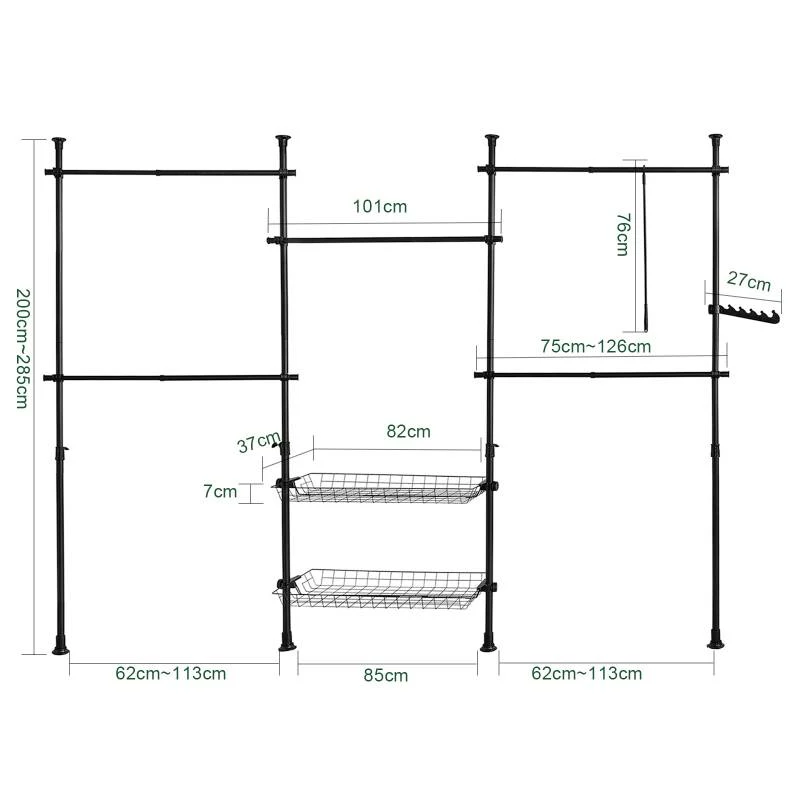 Support Pour Vêtement KLS04-SCH 10 Support Pour Vêtement KLS04-SCH – Image 8