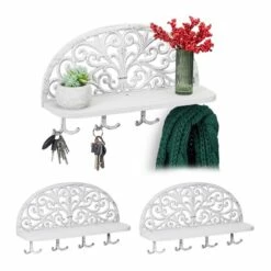 Porte-manteaux Mural Brun En Lot De 3 20 Porte-manteaux Mural Brun En Lot De 3 -HOME24 Soldes 5123b01160c94189adf59aeee01ea434