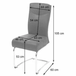 Chaise Cantilever HWC-G56 (lot De 6) -HOME24 Soldes 51589a0143f14140833c7110fb417880