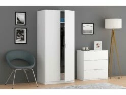 Armoire Penderie 2 Portes L82 X H180 Cm -HOME24 Soldes 524c3ab4e79a401cb1cd8f1a94633df3