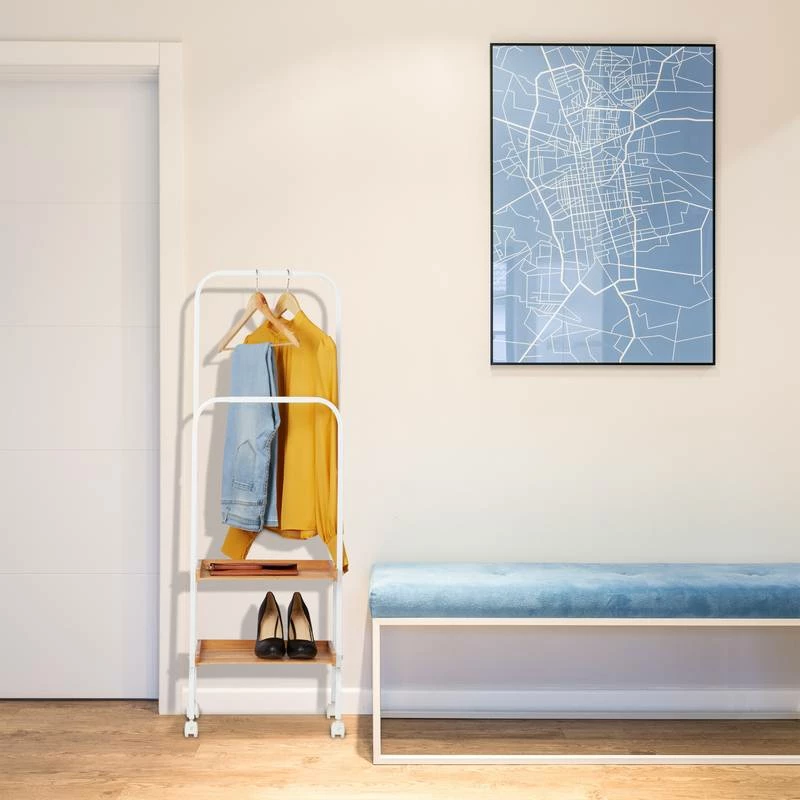 Valet De Chambre Roulettes Rangement 4 Valet De Chambre Roulettes Rangement – Image 2