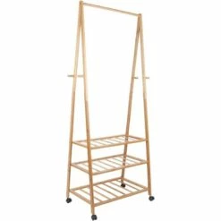 Leitmotiv Portant Vêtements En Bambou