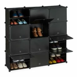 Étagère à Chaussures Noire 16 Étagère à Chaussures Noire -HOME24 Soldes 545666712df8491482e82bf1d3f2beaa