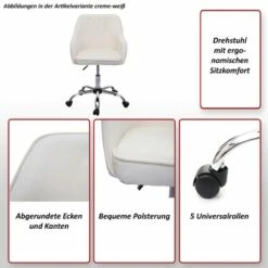 Chaise De Bureau HWC-F82 -HOME24 Soldes 54d029c588b54e399d512fb247d952a0