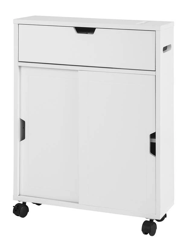 Armoire De Côté Rangement BZR31-W 3 Armoire De Côté Rangement BZR31-W