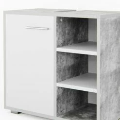 Meuble Sous-lavabo Perry Béton/blanc -HOME24 Soldes 578115d79ac7470a8ba94e83dce9965c