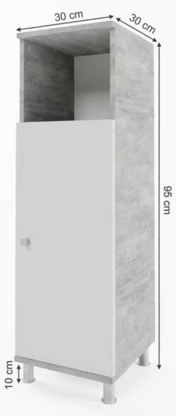 Chiffonnier Fynn Béton/blanc -HOME24 Soldes 5841ce7cb83e4df7b47a83050ad5a2ce.cropped 303 30 398 938.processed