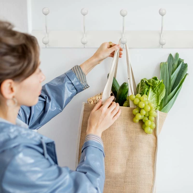 Portemanteau Mural Blanc 5 Crochets 5 Portemanteau Mural Blanc 5 Crochets – Image 3