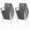Chaise Tulsa Empilable (lot De12)