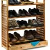 Étagère à Chaussures Armoire Noyer