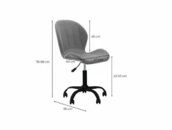 Fauteuil De Bureau BILLY (pieds Noirs) -HOME24 Soldes 5c18467a57ca452b8d64148dc1def9c4