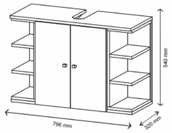 Meuble Sous-lavabo Aquis Blanc/chêne 11 Meuble Sous-lavabo Aquis Blanc/chêne -HOME24 Soldes 5cd93c80051845128e2e886b47657df8.cropped 62 168 890 690.processed