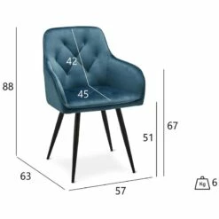 Chaises Nadja Bleu Clair Lot De 2 -HOME24 Soldes 5d148c46795448ca8d5bdf27d0b07535