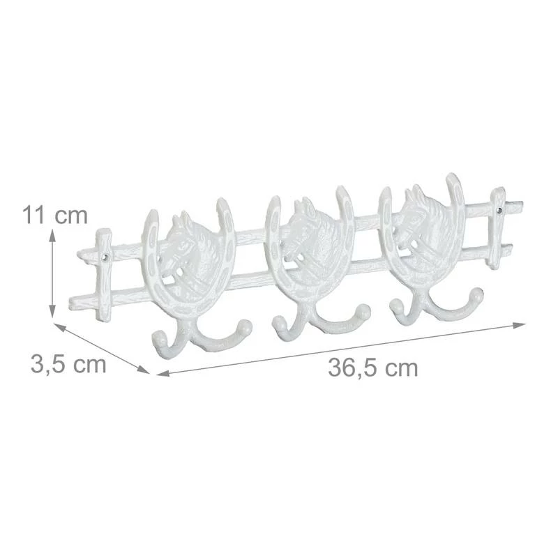 Portemanteau Design Fers à Cheval Blanc 9 Portemanteau Design Fers à Cheval Blanc – Image 7