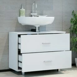 Meuble Sous-lavabo Ilias Sonoma/blanc -HOME24 Soldes 5e390e2aff2d4c33b441640161eadb5f