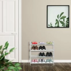 Étagère à Chaussures En Métal 4 Niveaux -HOME24 Soldes 5ebc79aa925a44b4ba48bcb9f3f4dcda