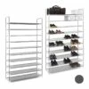 2x Étagères à Chaussures 50 Paires Gris 1 2x Étagères à Chaussures 50 Paires Gris -HOME24 Soldes 5fcd312f598c4ac9b97ee961f78da272
