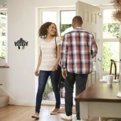 2x Porte-manteau Mural En Fonte Noir -HOME24 Soldes 602cfd62c0f14ddf85a0fc9382c62f8b