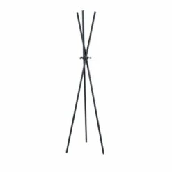 Porte-manteaux Trépied En Métal Noir