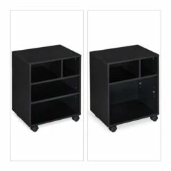 Caisson à Roulettes Noir 16 Caisson à Roulettes Noir -HOME24 Soldes 6076838eba064ed0aa5efa9dd68bcba0