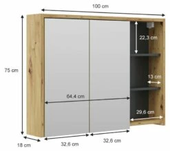 Armoire De Toilette Viola Artisan/gris -HOME24 Soldes 609b2c6c94aa4a4eaad13573cadaa94b.cropped 34 106 819 730.processed