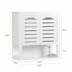 Meuble Haut De Salle De Bain BZR51-W 17 Meuble Haut De Salle De Bain BZR51-W -HOME24 Soldes 60d9c29927204d3b925150f9dcfa952b