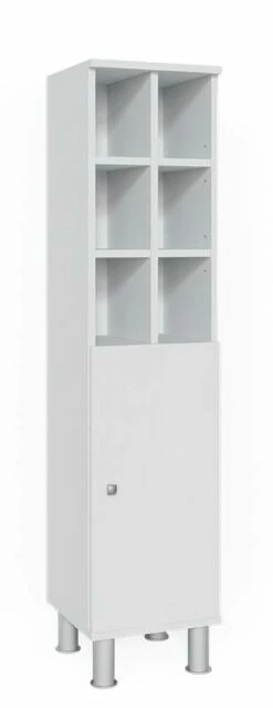 Chiffonnier Fynn Blanc 8 Compartiments