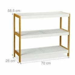Etagère à Chaussures Blanche - Nature -HOME24 Soldes 63fe92972a45457abe7a5d8234b9ddd8