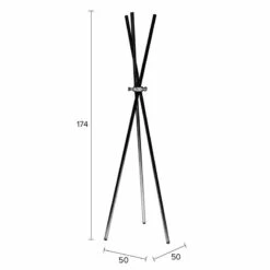 Porte-manteaux Trépied En Métal Noir -HOME24 Soldes 64e4f956fb3f4adab9568bccade32f7b