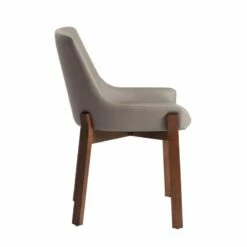 Chaise En Simili Cuir Et Bois Noyer -HOME24 Soldes 654d3fda7cc44e439f3b3aeb9e55cb26