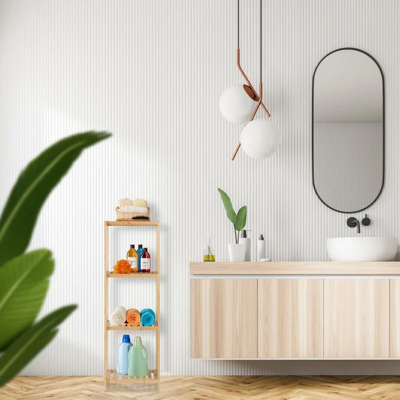 Étagère De Salle De Bain à 4 niveaux 4 Étagère De Salle De Bain à 4 niveaux – Image 2