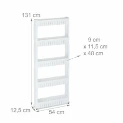 Étagère De Cuisine à Roulettes 5 Niveaux -HOME24 Soldes 671f0a9907734270b1804168cda5491e