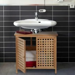 Meuble Sous Lavabo En Bambou 2 Portes -HOME24 Soldes 6767d23d90f9480381ed2bf2d139a977
