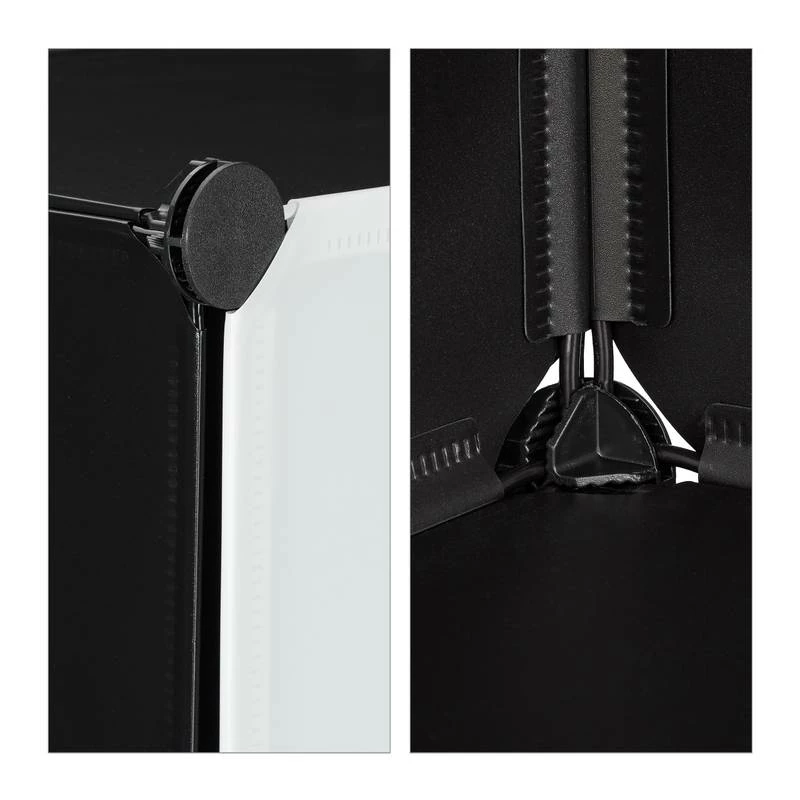 Étagère à Chaussures Noir Et Blanc 10 Étagère à Chaussures Noir Et Blanc – Image 8