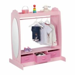 Garde-robe Pour Enfant Avec Miroir