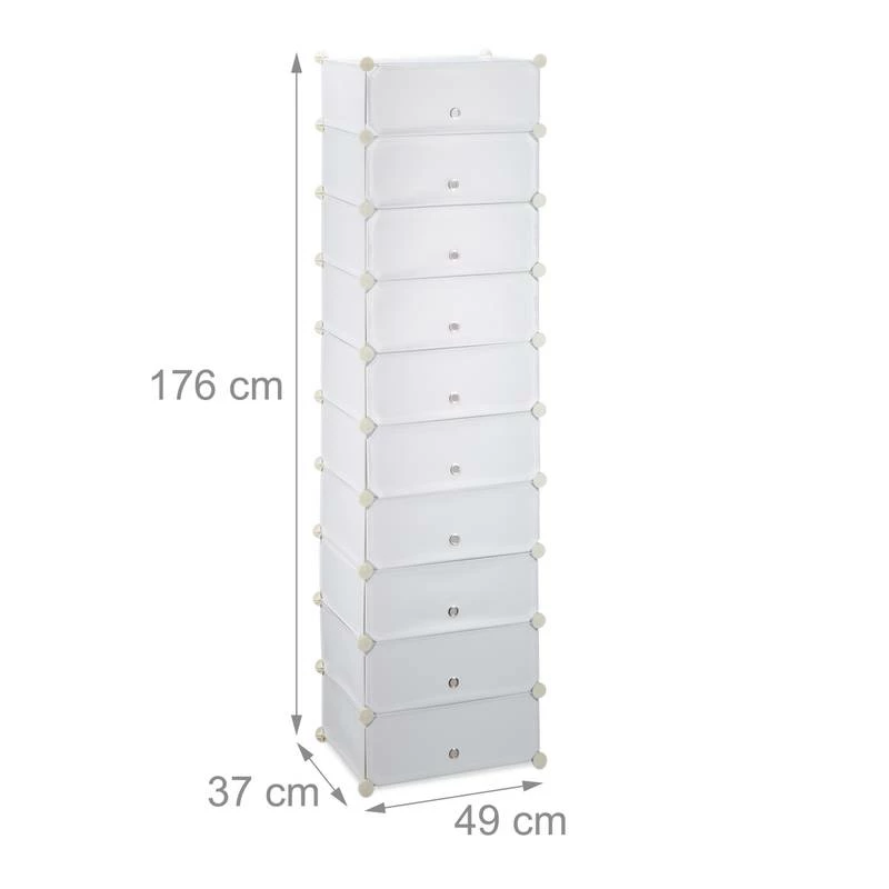 Meuble Chaussures Rangement 10 Casiers 6 Meuble Chaussures Rangement 10 Casiers – Image 4