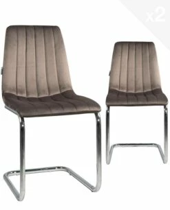 Lot De 2 Chaises Velours JANA